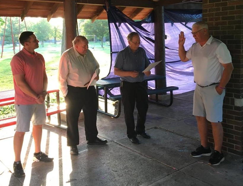 Sec/Treas Dale is installed.